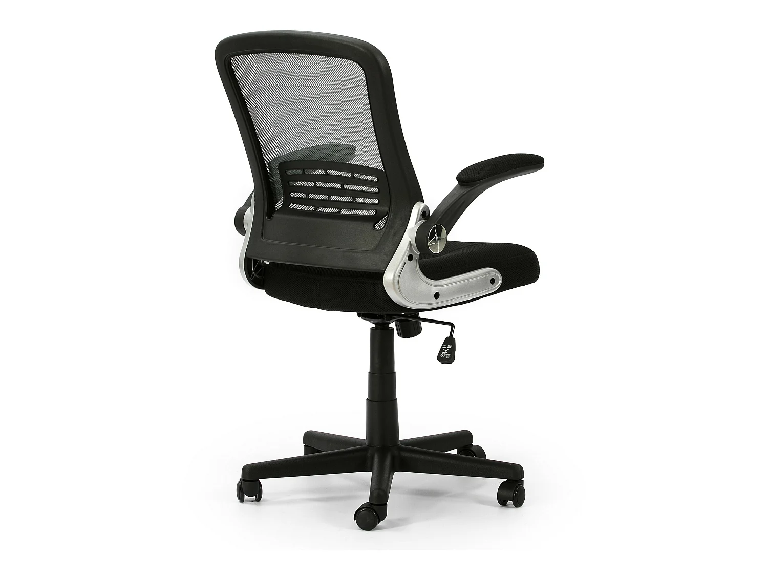 Sillón de Oficina elevable y reclinable Cosmos con Rejilla, Color Negro