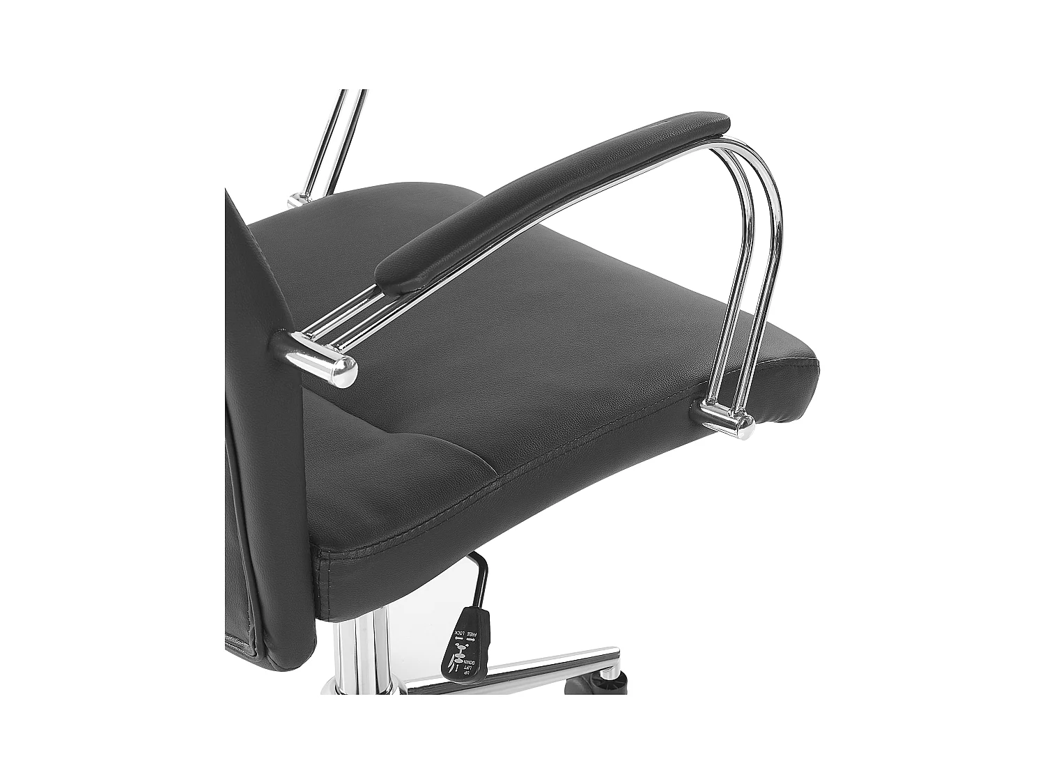 Chaise de bureau OSCAR Cuir PU Noir