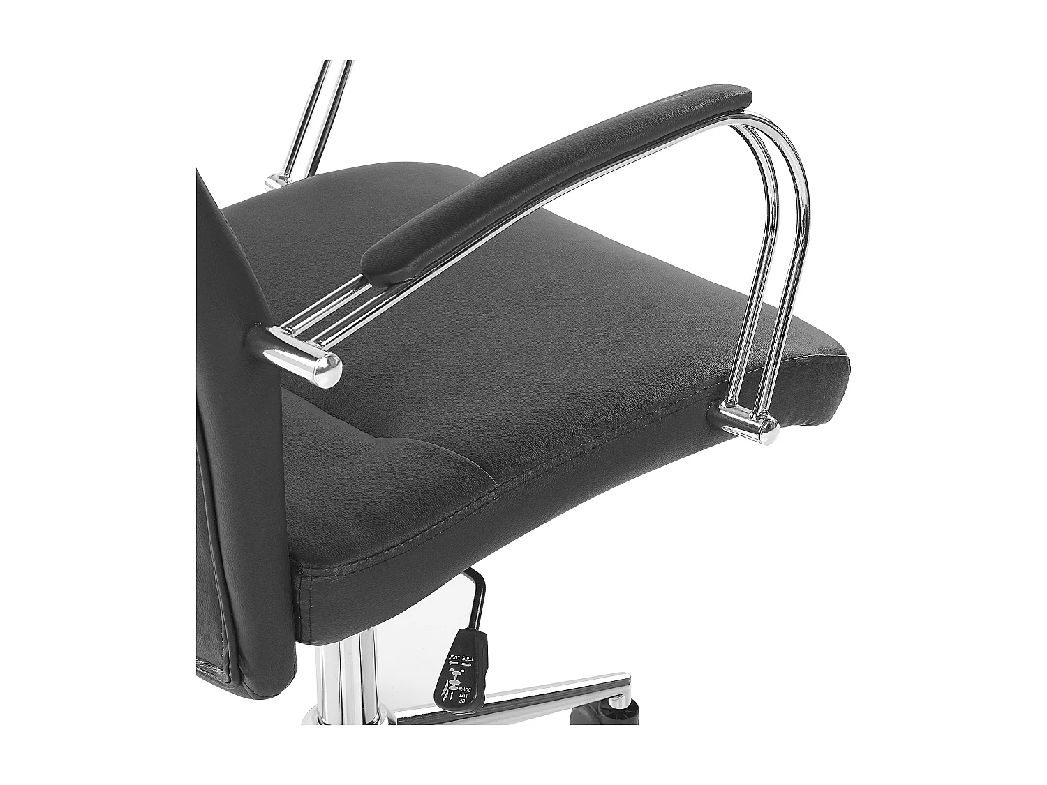 Chaise de bureau OSCAR Cuir PU Noir