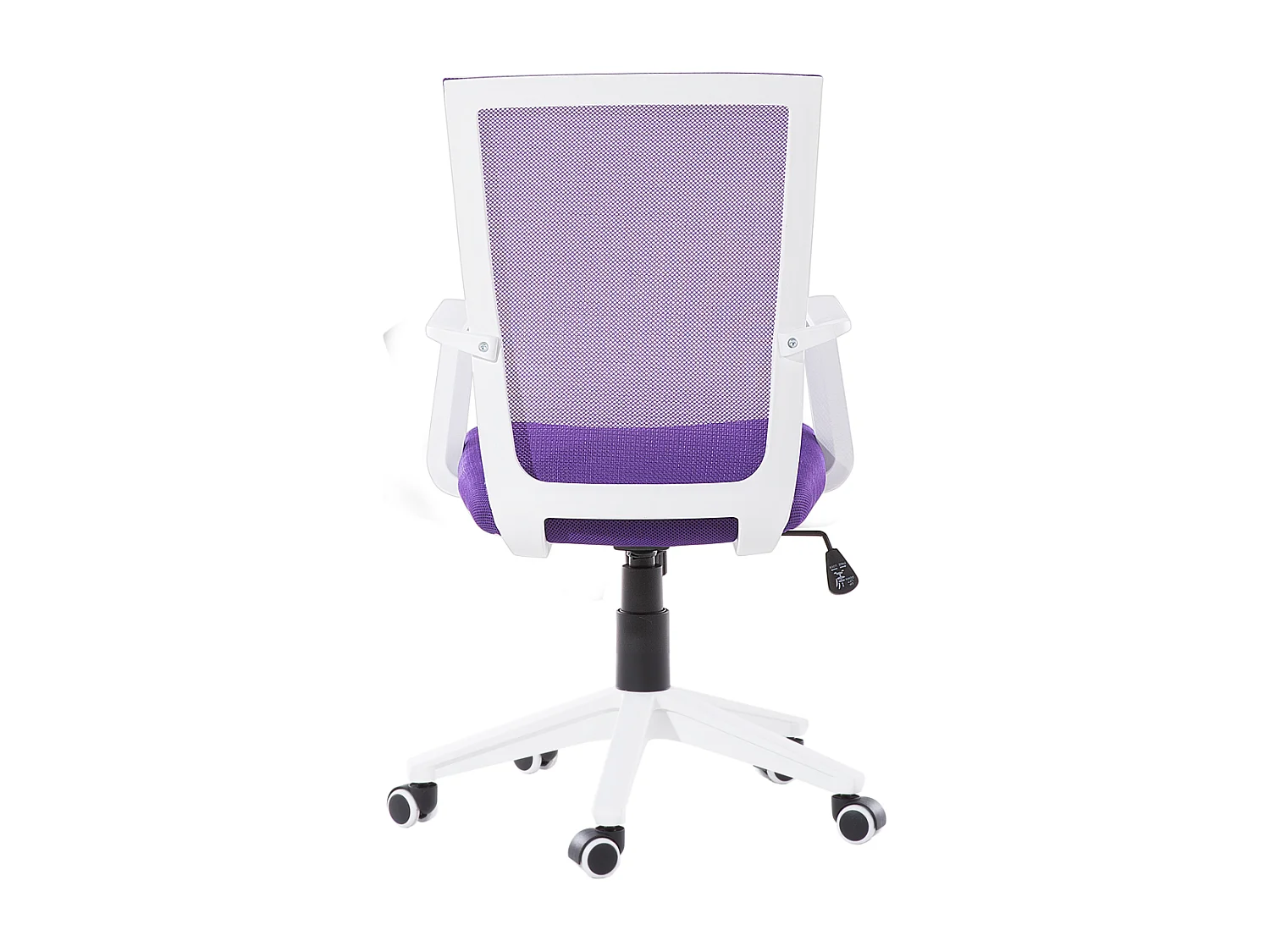 Chaise de bureau violet foncé réglable en hauteur RELIEF