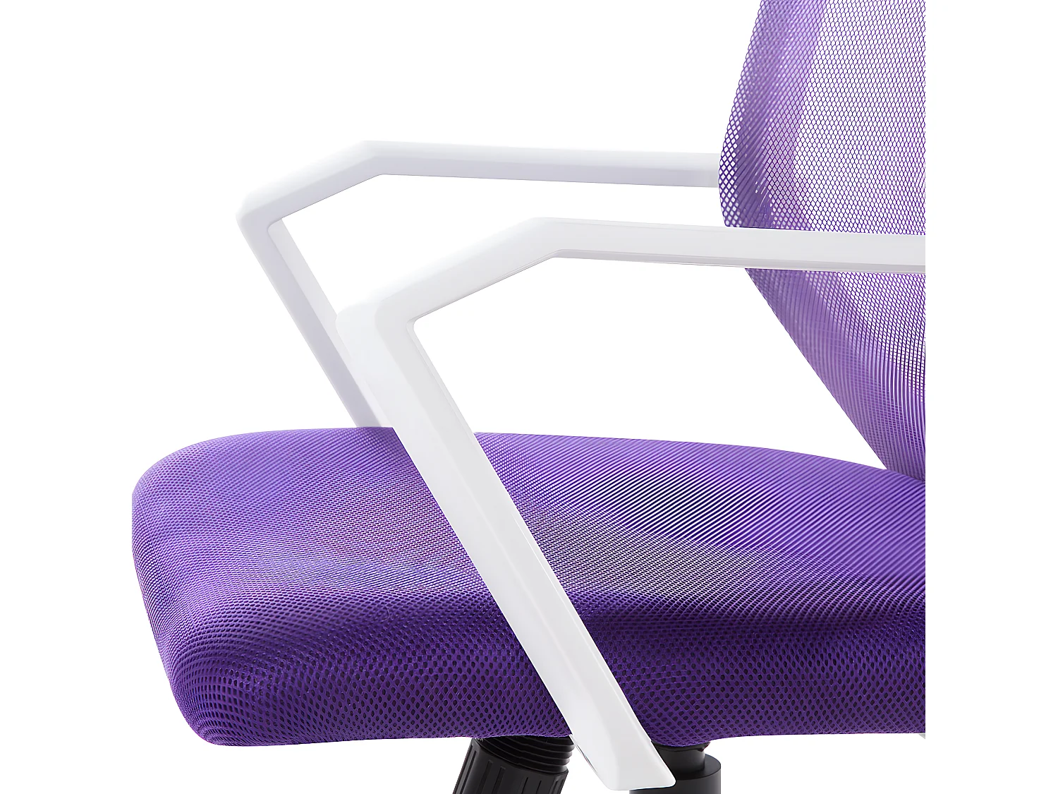 Chaise de bureau violet foncé réglable en hauteur RELIEF