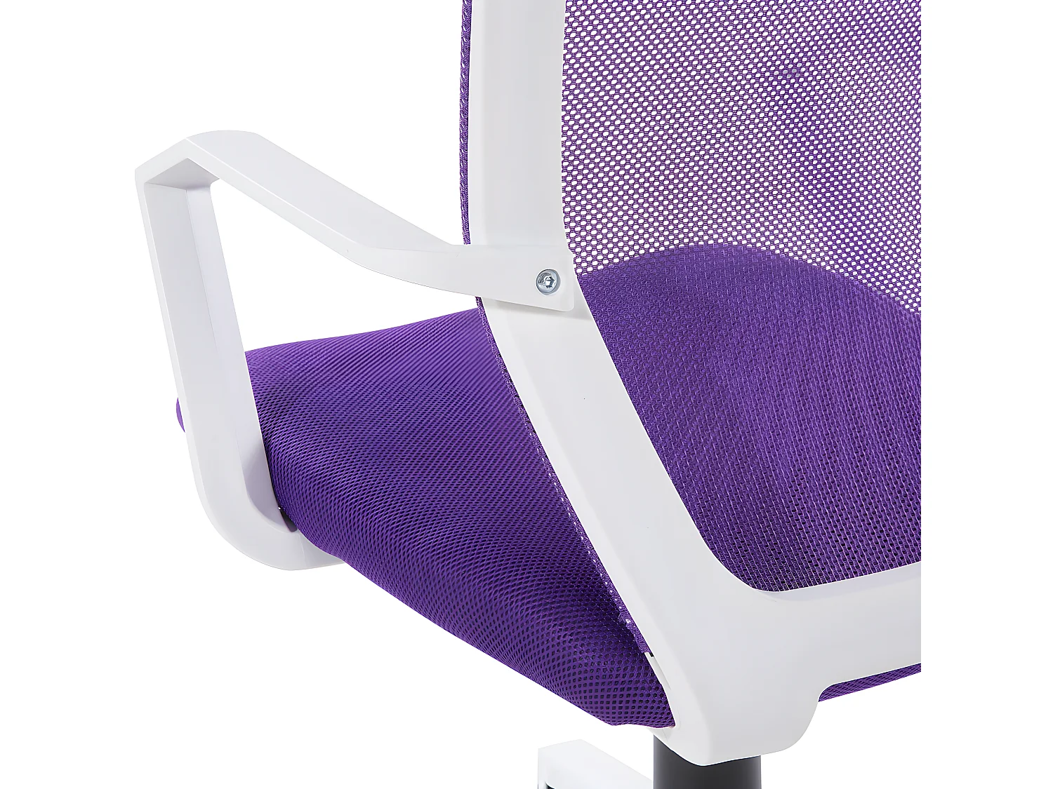 Chaise de bureau violet foncé réglable en hauteur RELIEF
