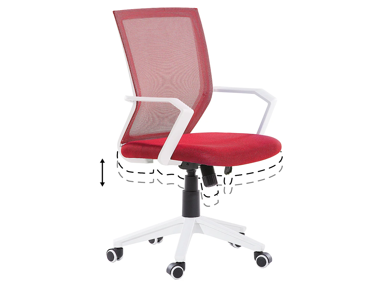 Chaise de bureau RELIEF Rouge
