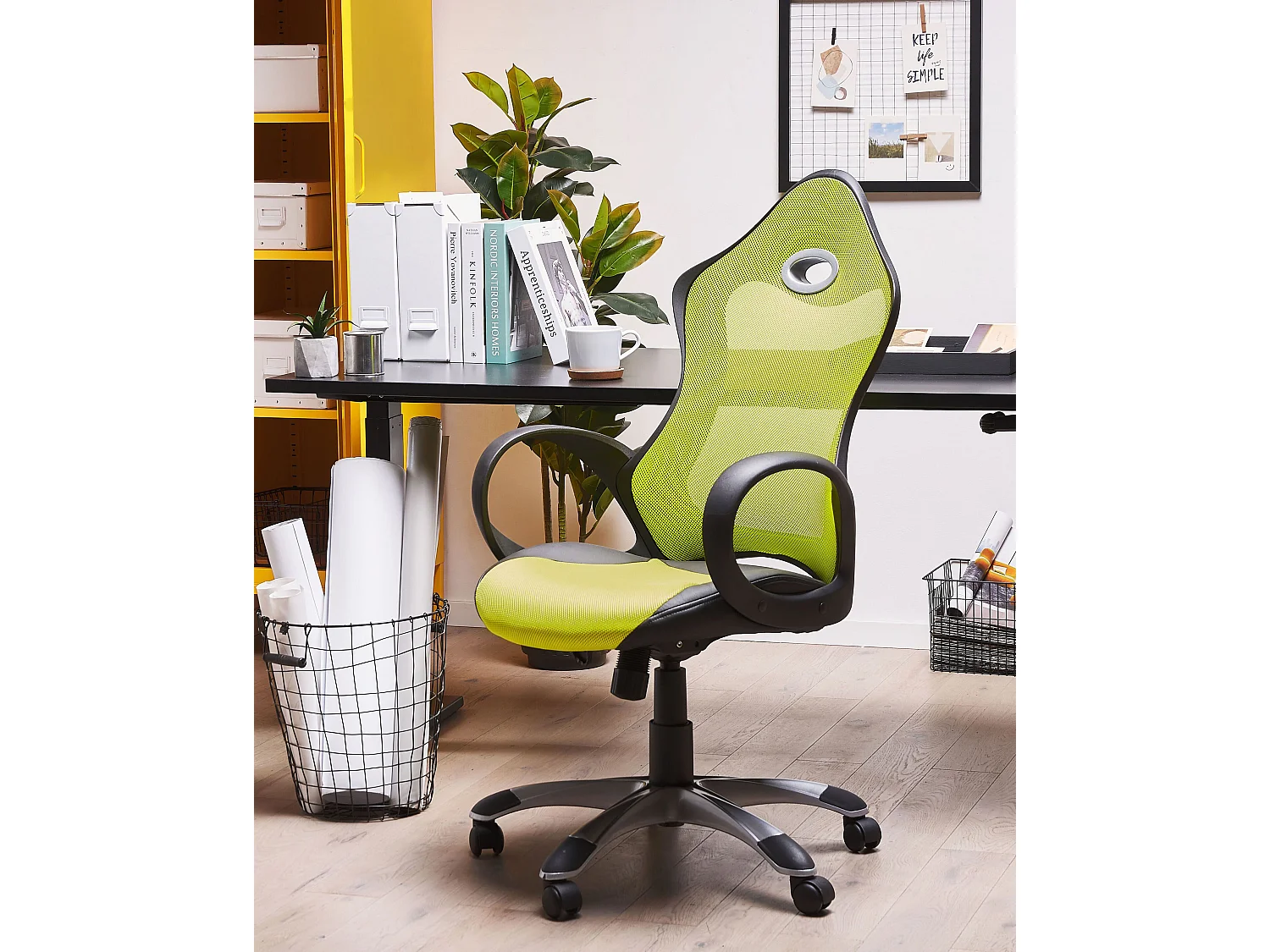 Chaise de bureau iCHAIR Vert citron