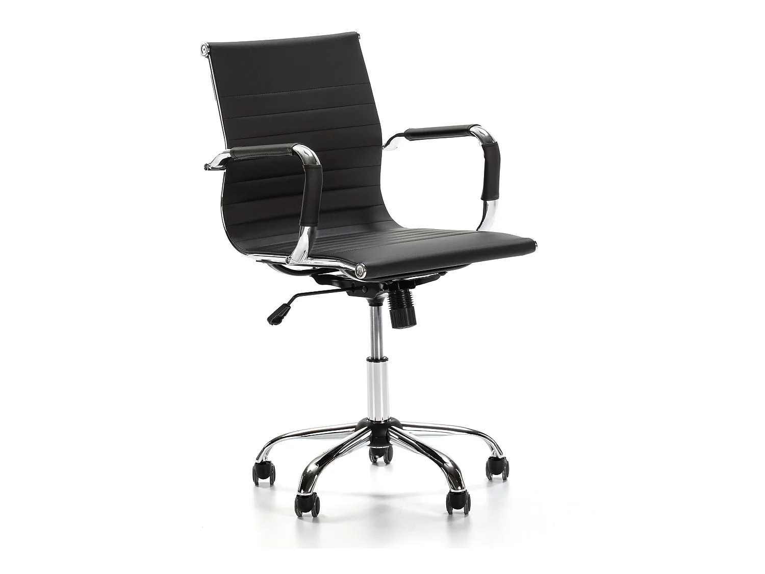 Fauteuil de Bureau Croma inclinable Noir,Cuir Synthétique