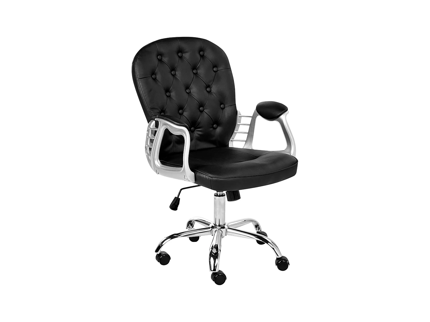 Chaise de bureau PRINCESS Cuir PU Noir