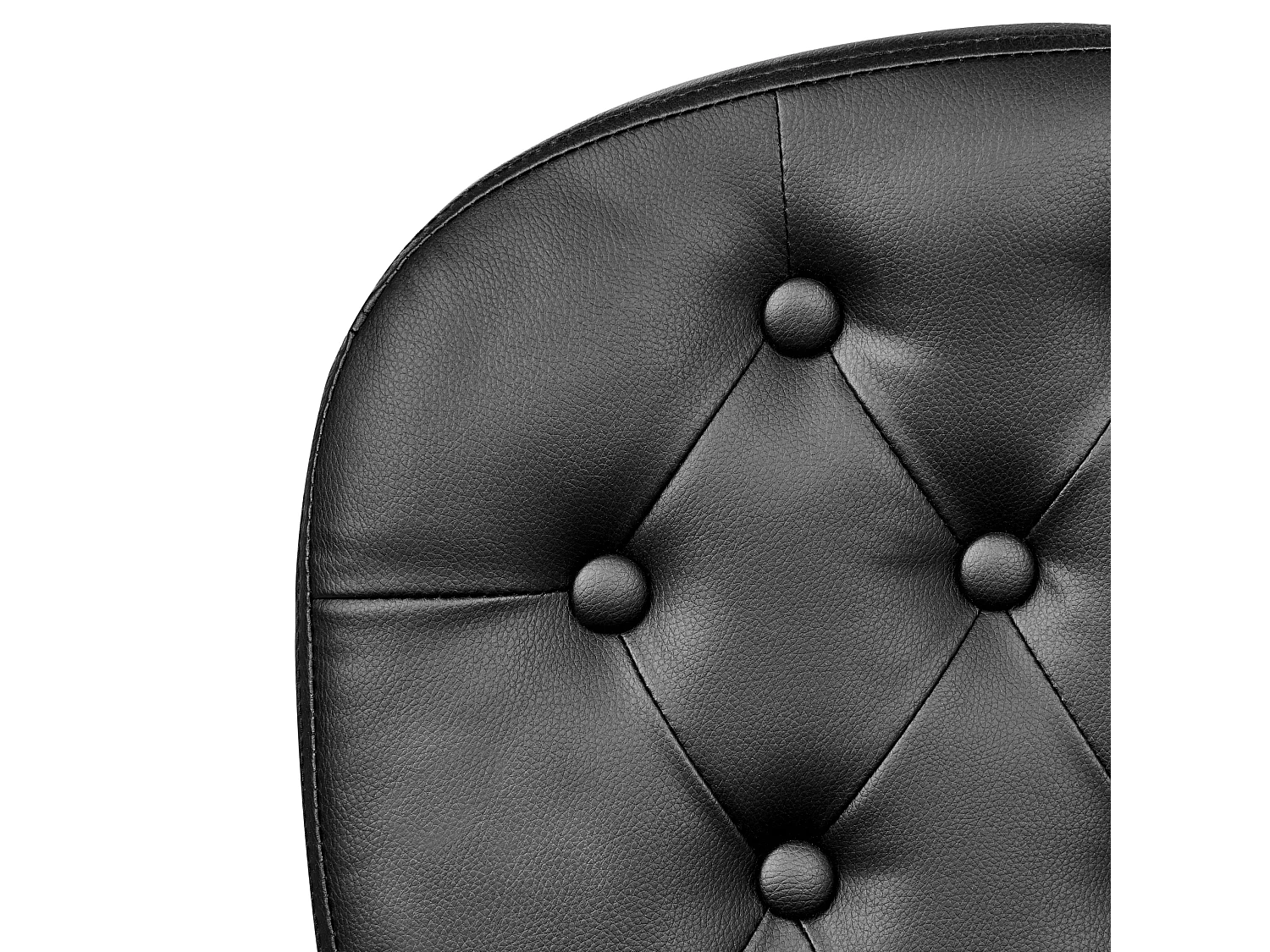 Chaise de bureau PRINCESS Cuir PU Noir