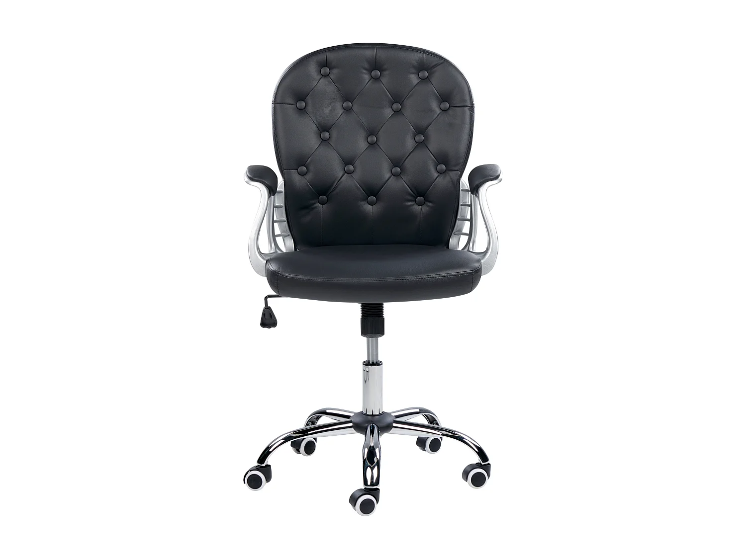 Chaise de bureau PRINCESS Cuir PU Noir