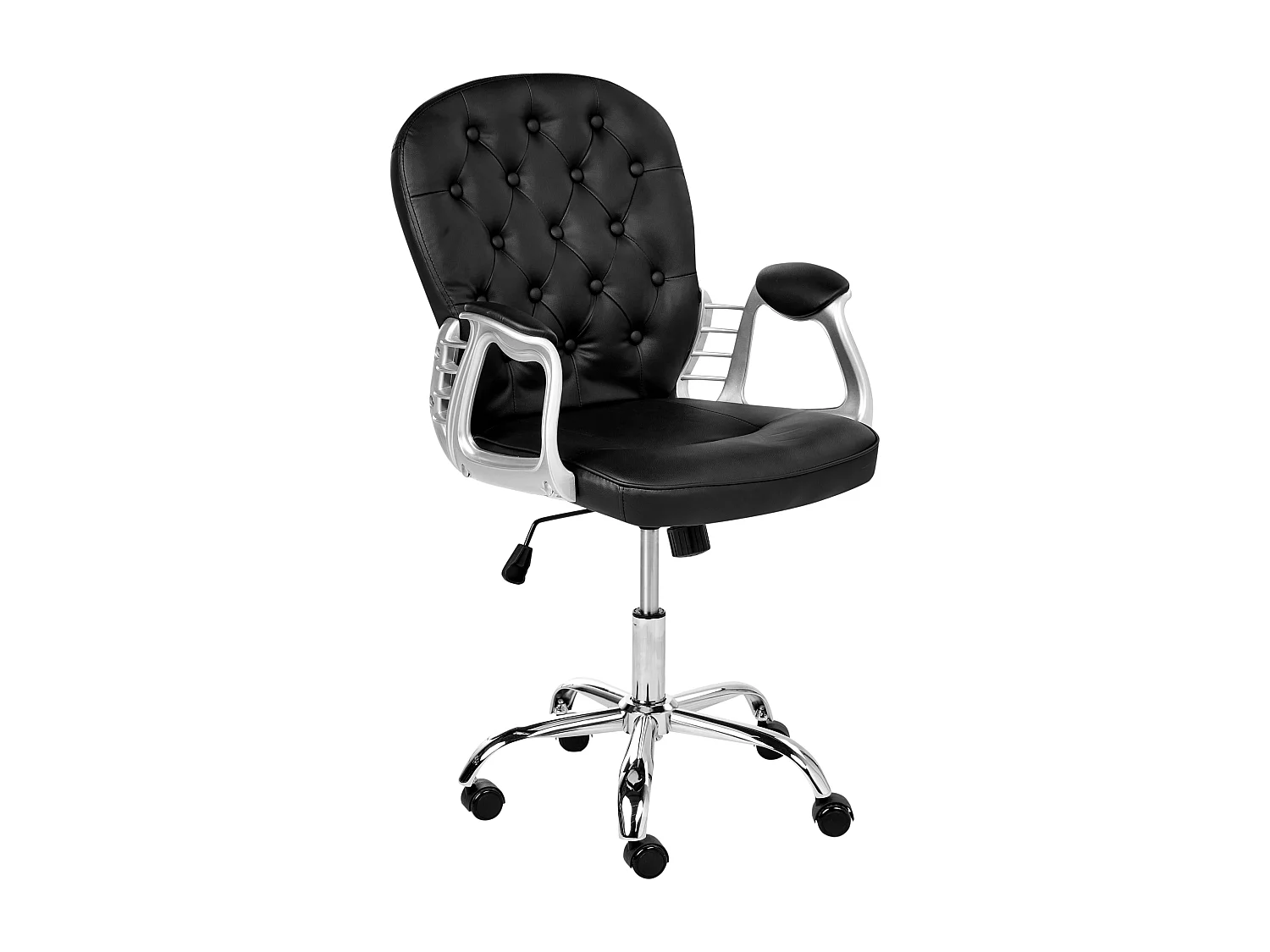 Chaise de bureau PRINCESS Cuir PU Noir