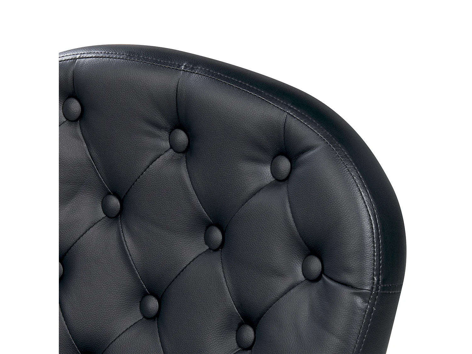 Chaise de bureau PRINCESS Cuir PU Noir