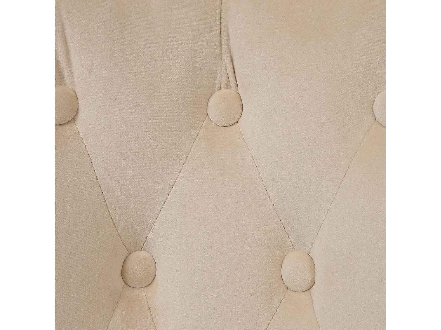 Bureaustoel Draaibaar PARRISH Fluweel Beige