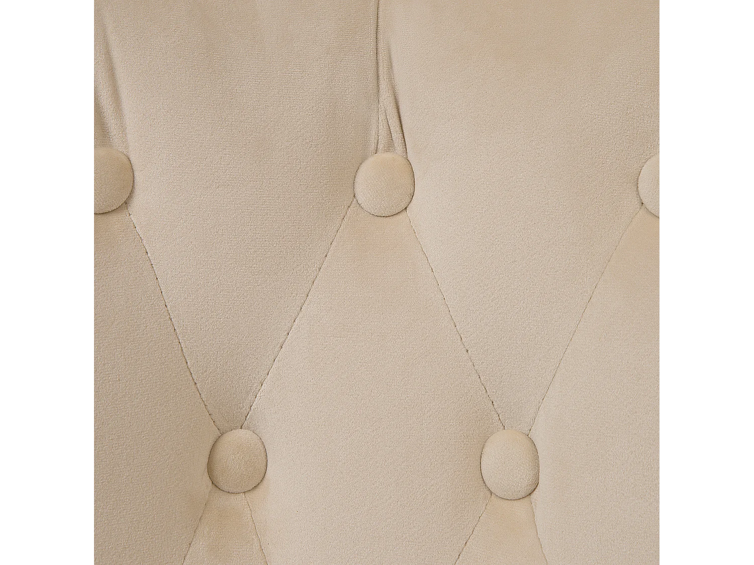 Cadeira de escritório PARRISH Veludo Creme