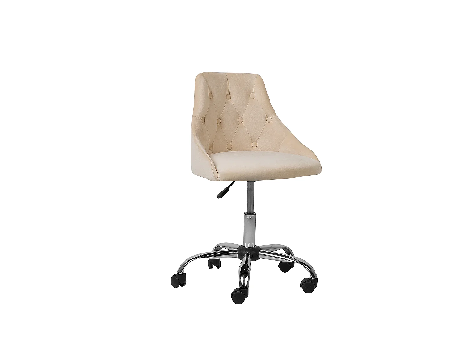 Sedia da scrivania PARRISH Velluto Beige