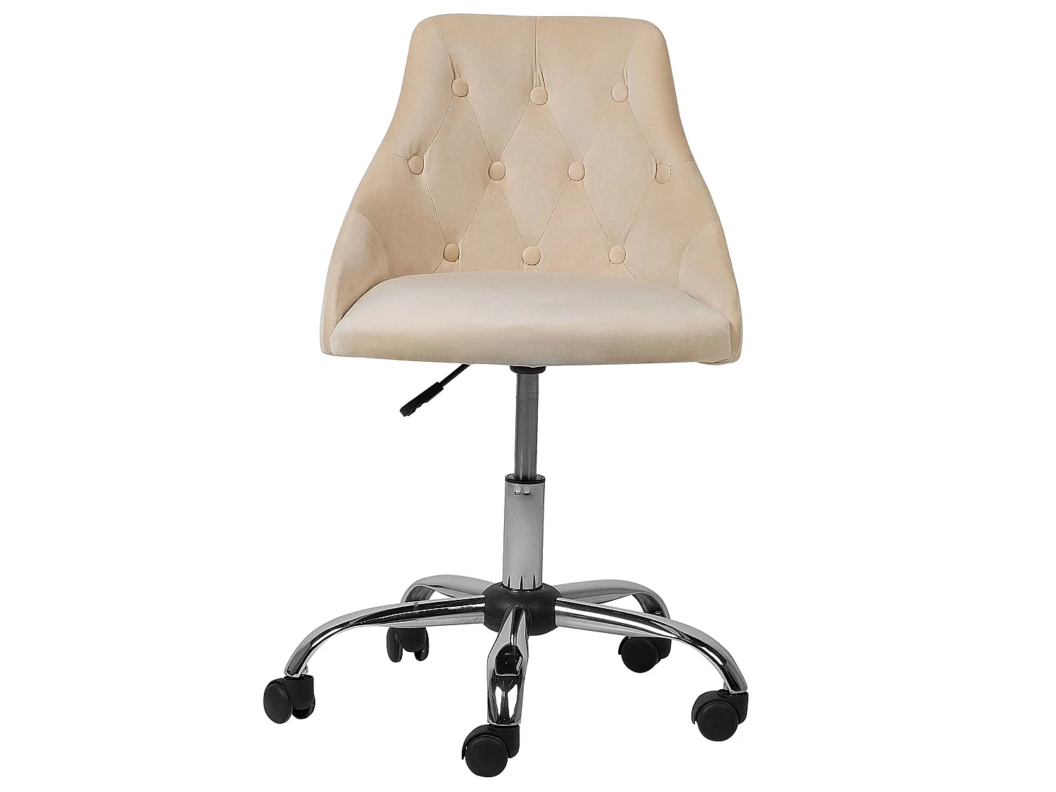 Sedia da scrivania PARRISH Velluto Beige