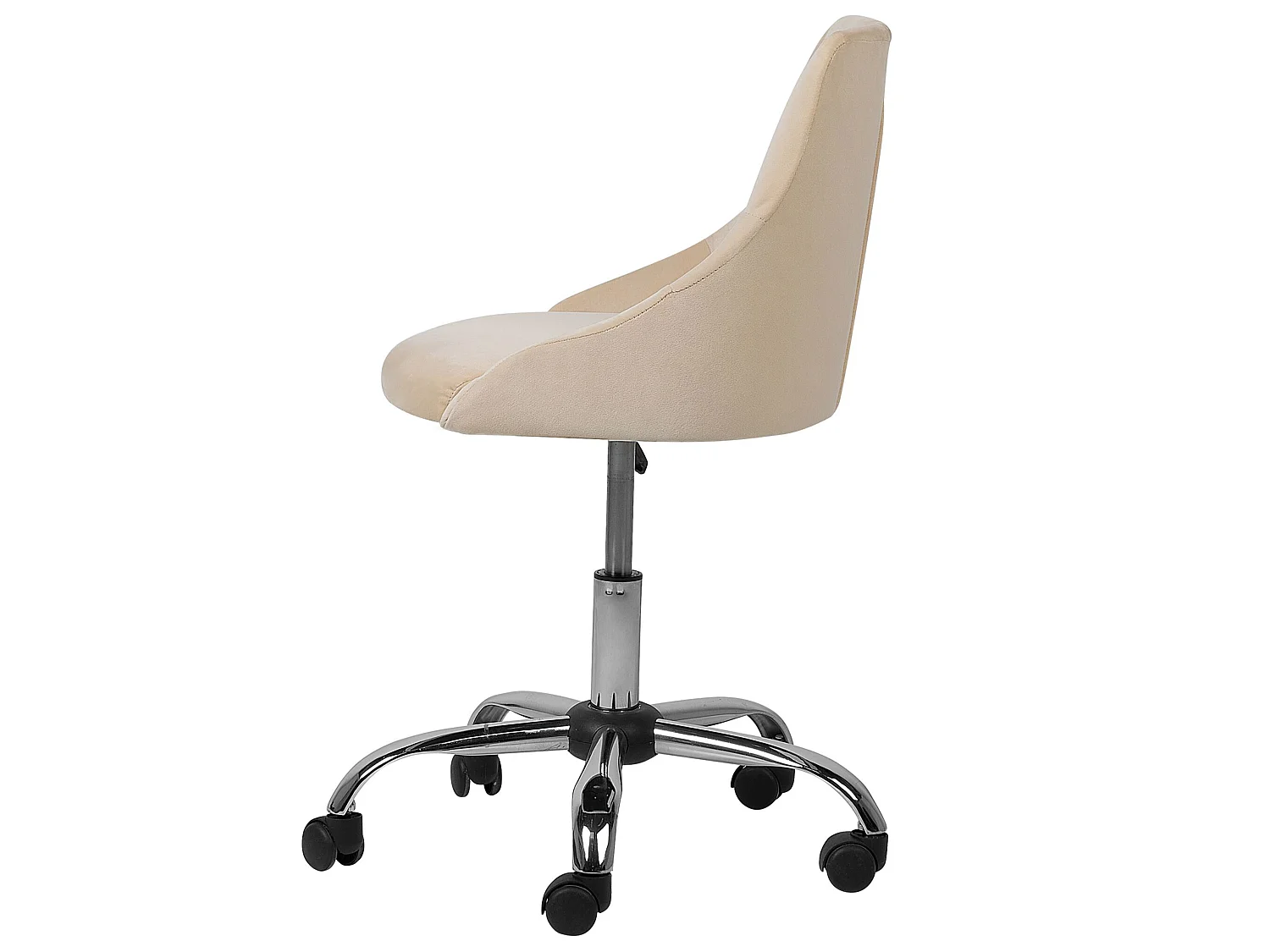 Sedia da scrivania PARRISH Velluto Beige