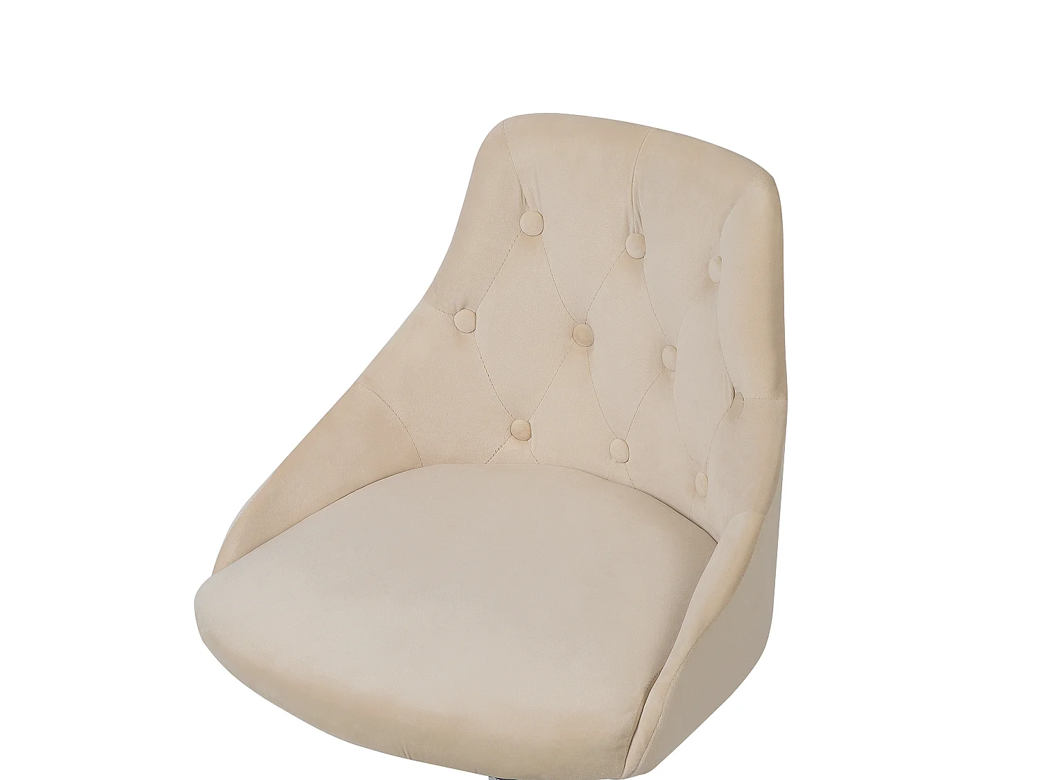 Sedia da scrivania PARRISH Velluto Beige