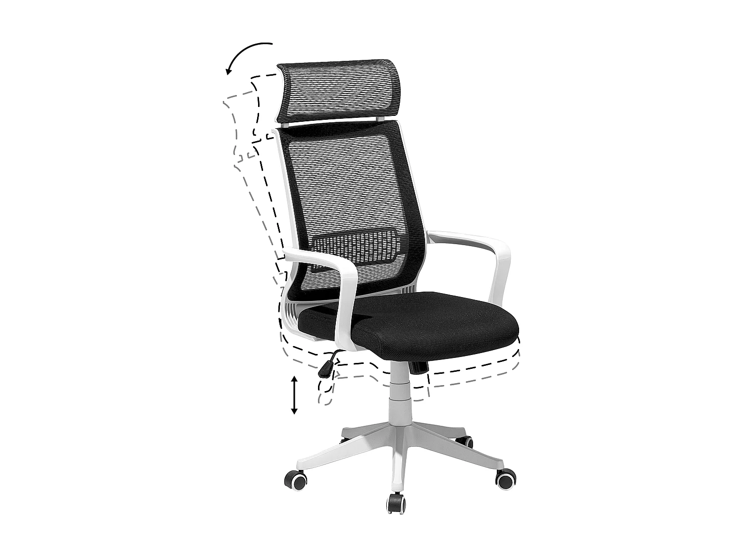 Chaise de bureau LEADER Noir