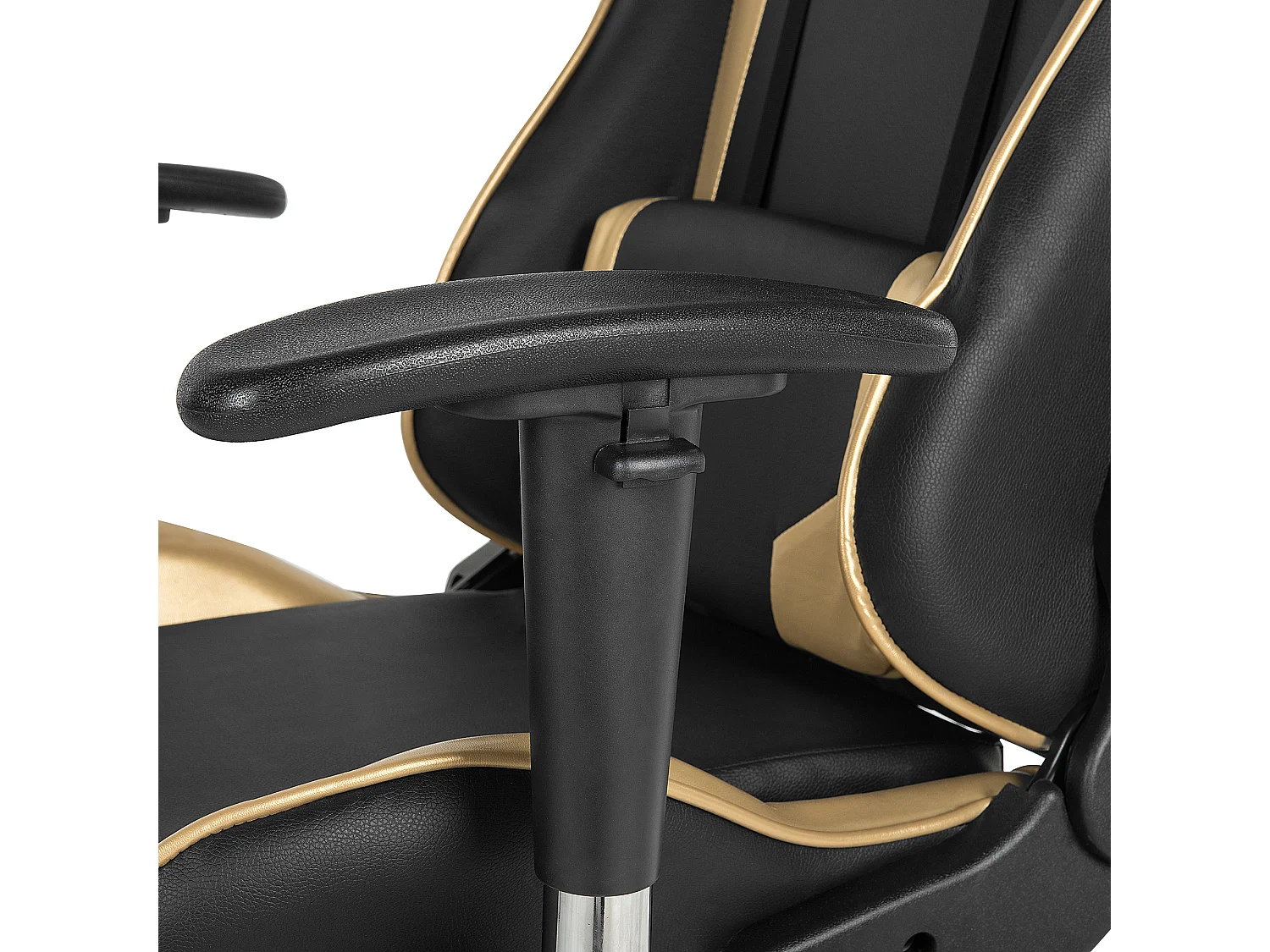 Gaming Stuhl drehbar KNIGHT Kunstleder Gold