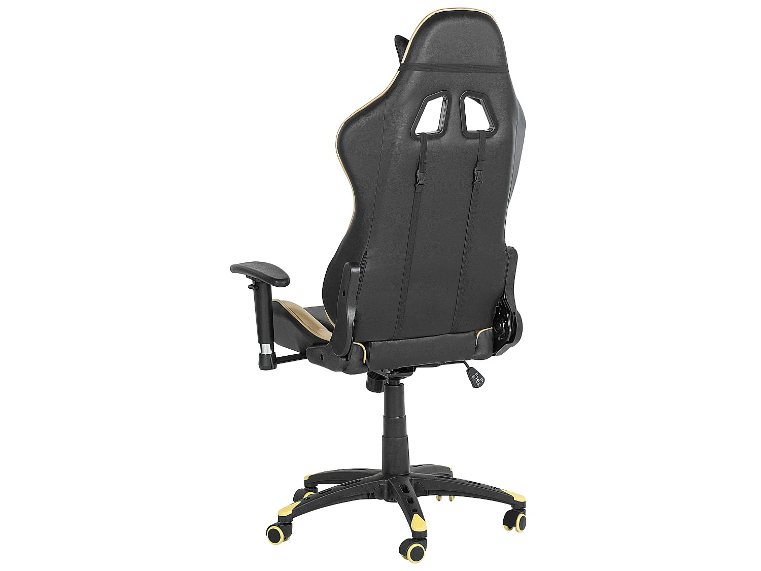 Gaming Stuhl drehbar KNIGHT Kunstleder Gold