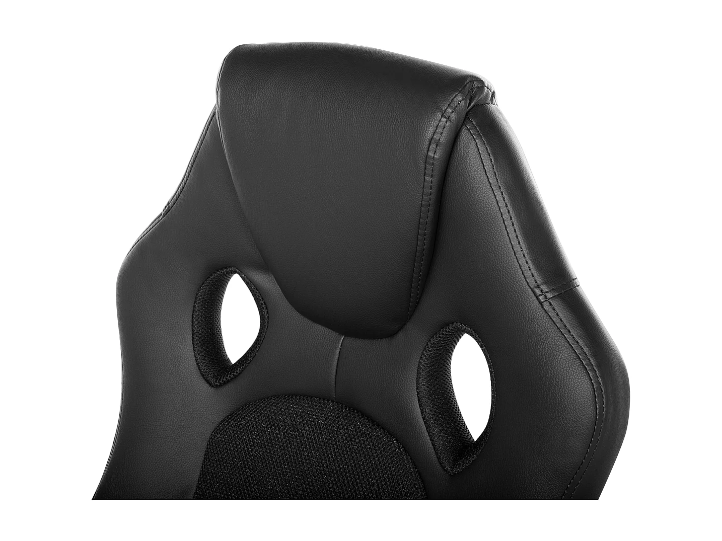 Chaise de bureau FIGHTER Cuir PU Noir