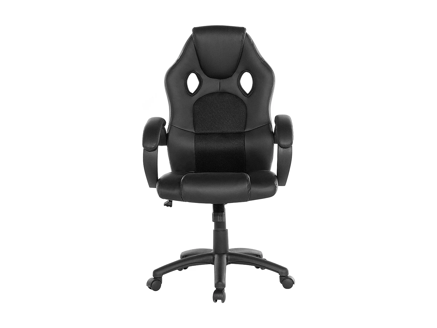 Chaise de bureau FIGHTER Cuir PU Noir