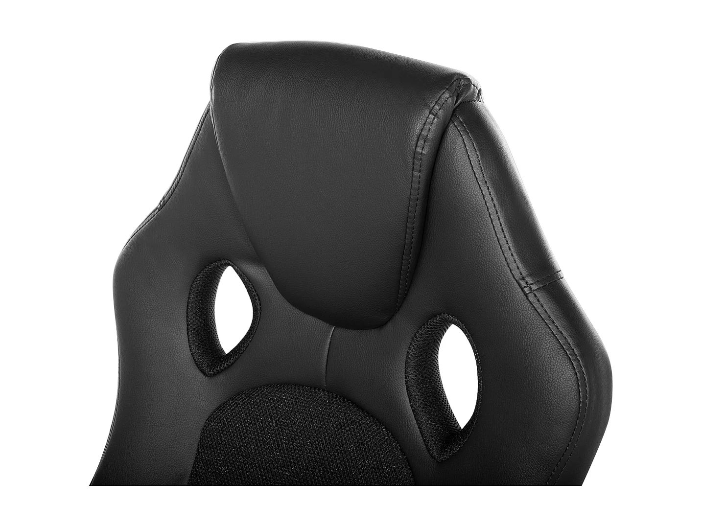 Chaise de bureau FIGHTER Cuir PU Noir