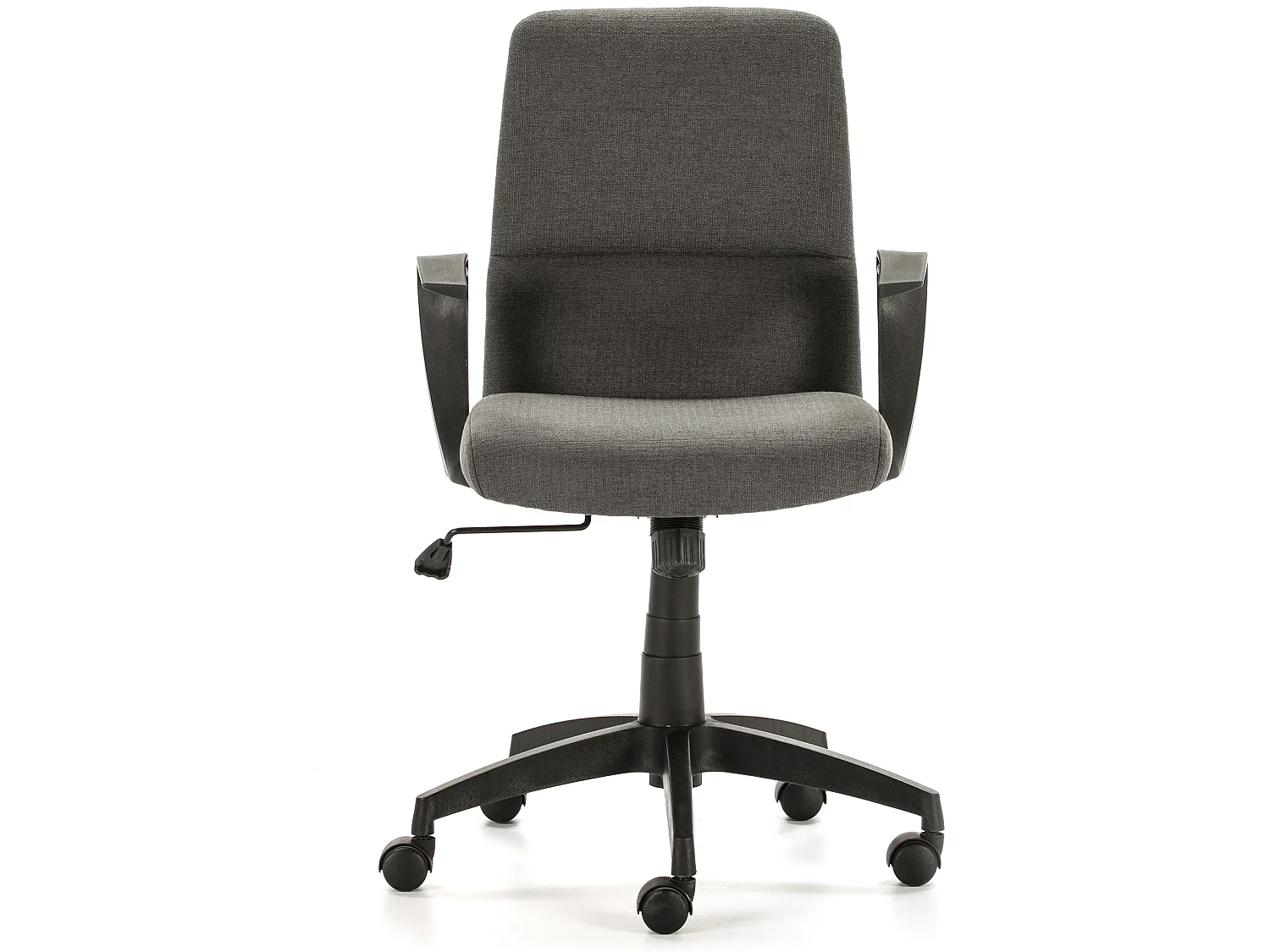 Fauteuil de Bureau relevable Teo matelassé avec Tissu Gris Foncé