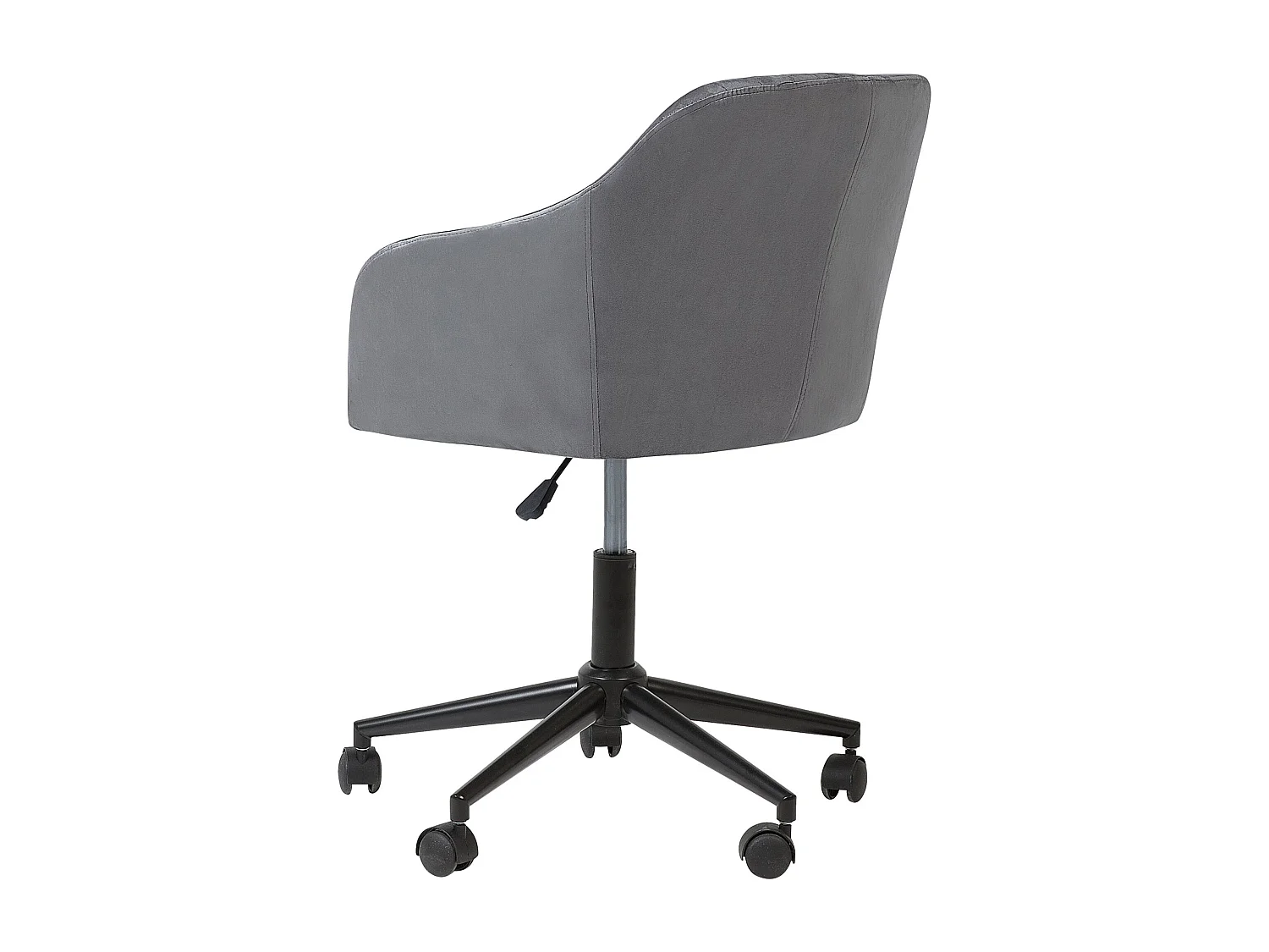 Chaise de bureau VENICE Velours Gris