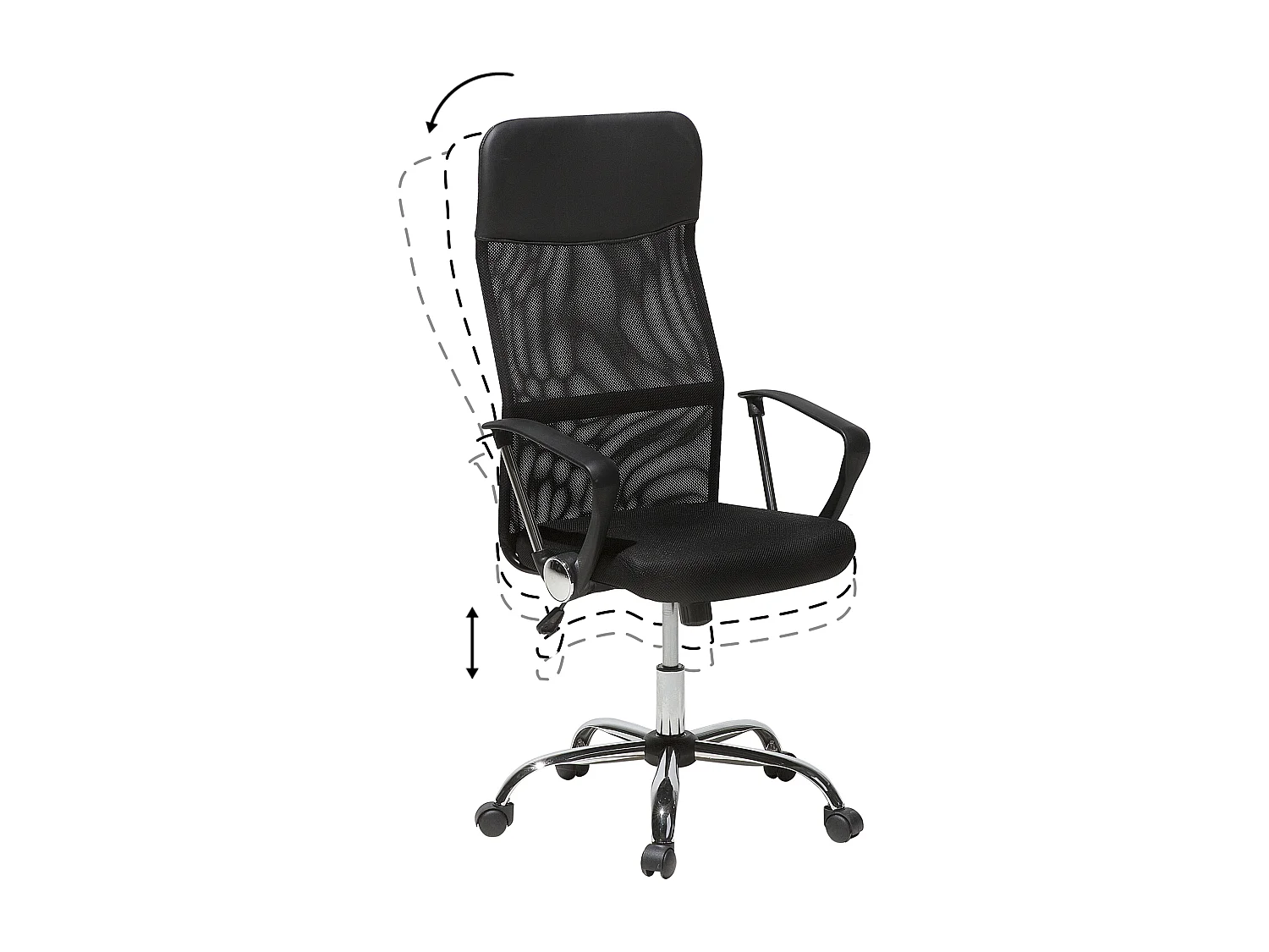 Chaise de bureau DESIGN Noir