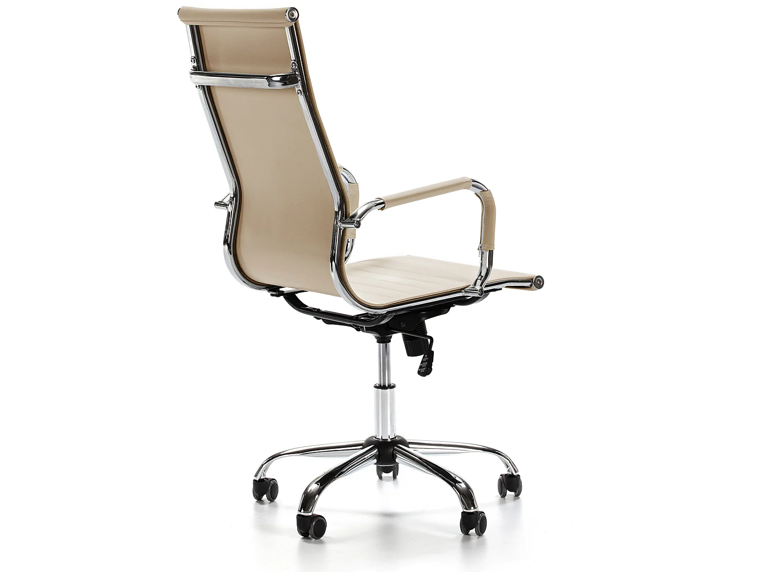 Fauteuil de Bureau Londres inclinable Taupe, Cuir synthétique