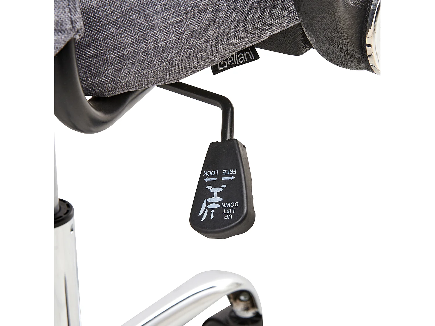 Fotel biurowy Obrotowy PIONEER Ciemnoszary