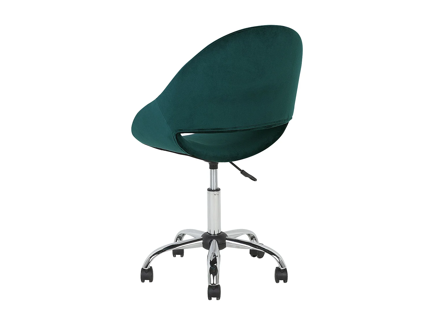 Sedia da scrivania SELMA Velluto Verde smeraldo