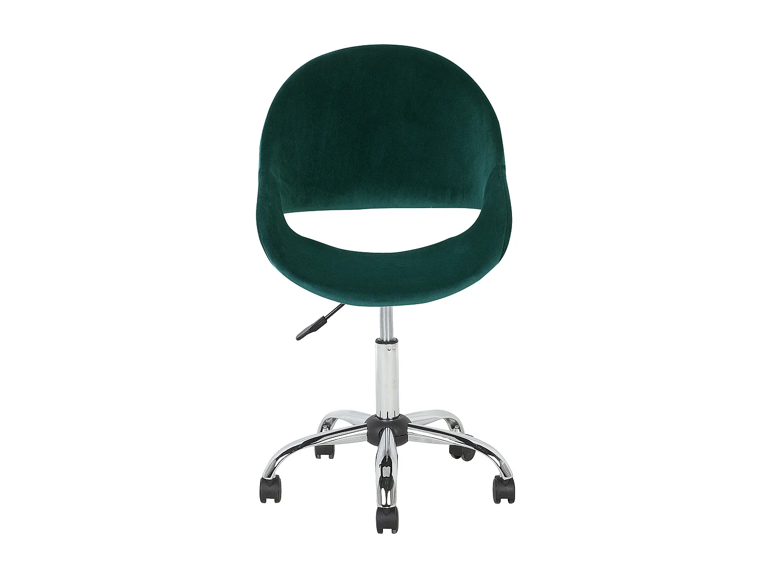 Chaise de bureau SELMA Velours Vert émeraude