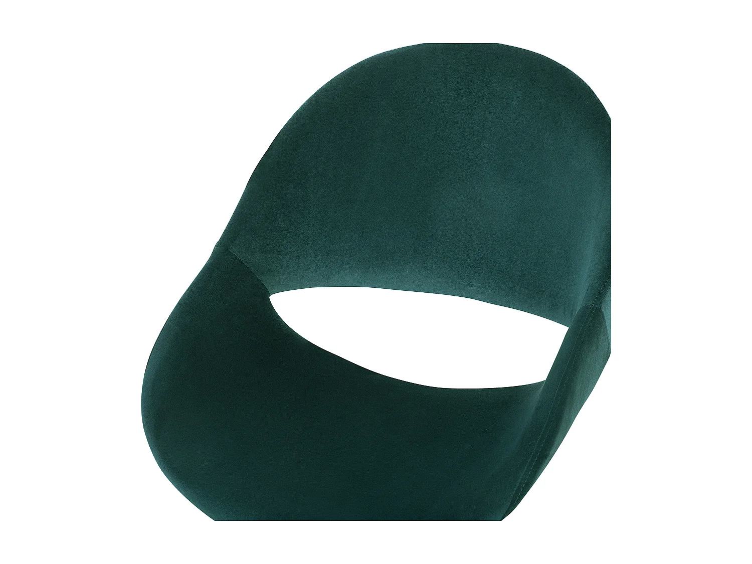 Chaise de bureau SELMA Velours Vert émeraude