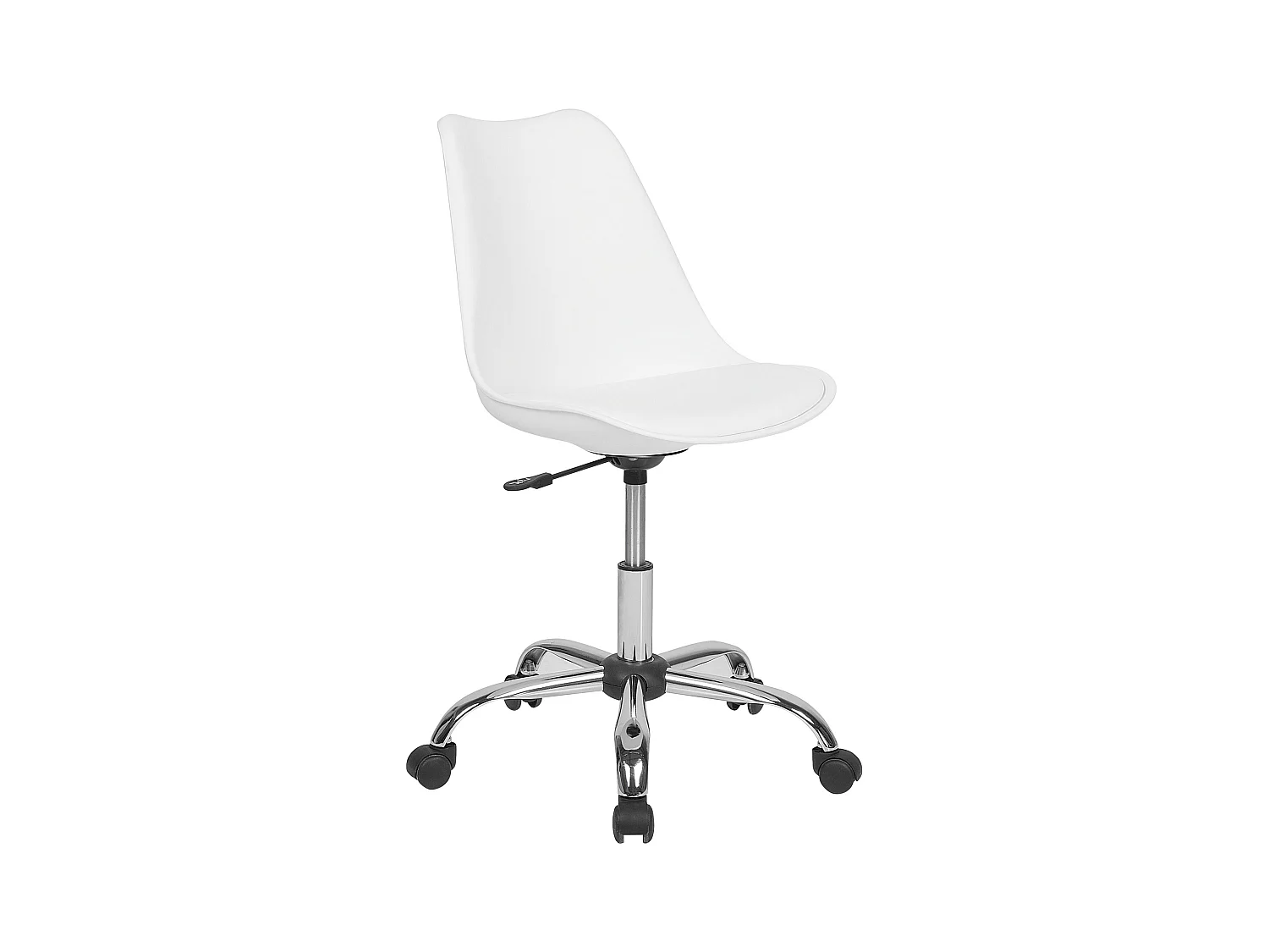 Chaise de bureau DAKOTA Cuir PU Blanc