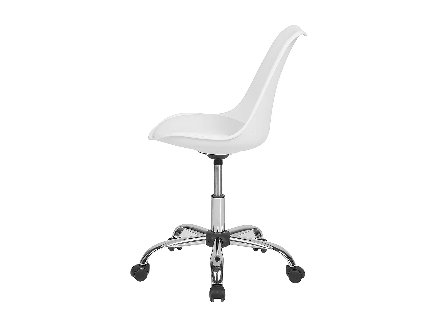 Chaise de bureau DAKOTA Cuir PU Blanc