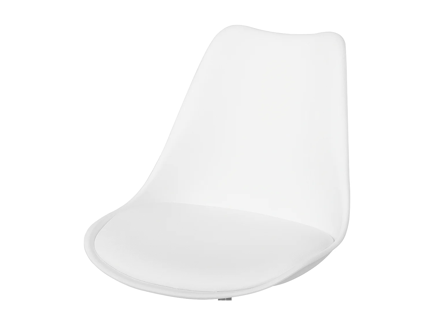 Chaise de bureau DAKOTA Cuir PU Blanc