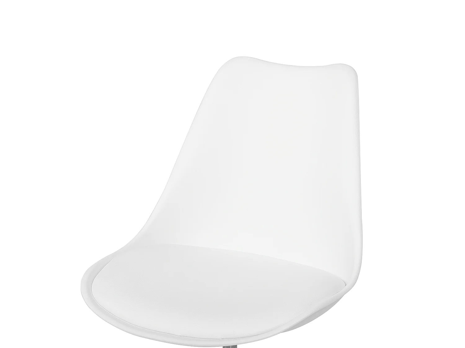 Chaise de bureau DAKOTA Cuir PU Blanc