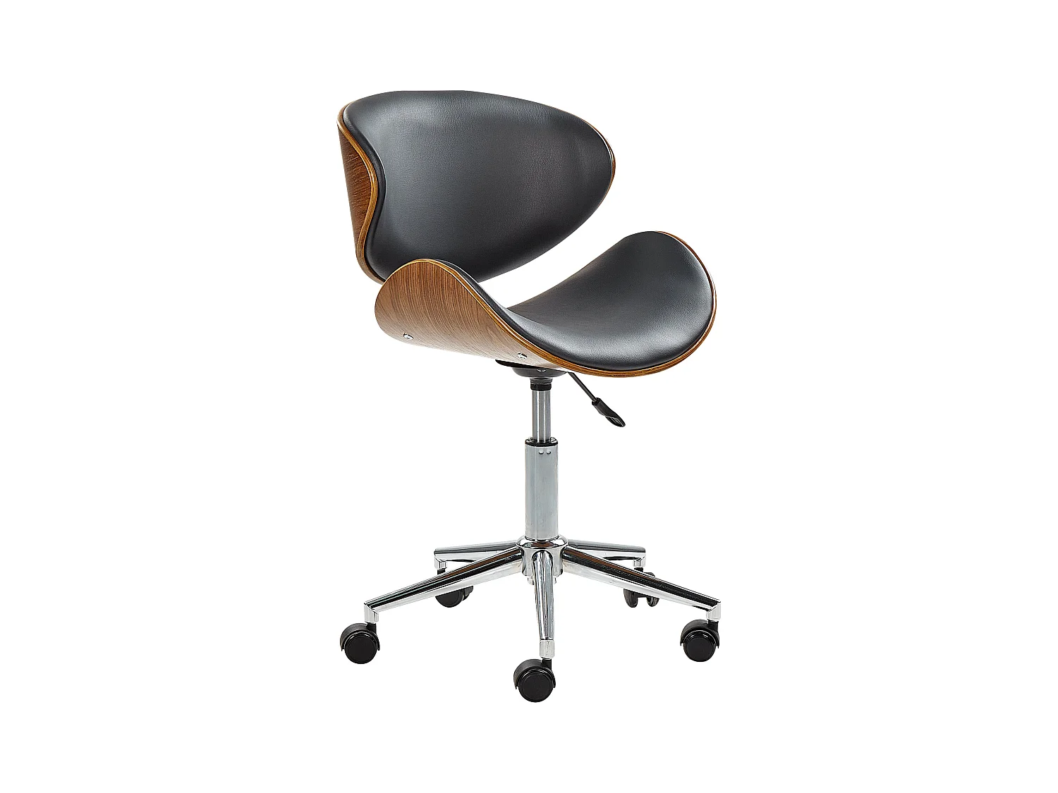 Chaise de bureau ROTTERDAM Cuir PU Noir