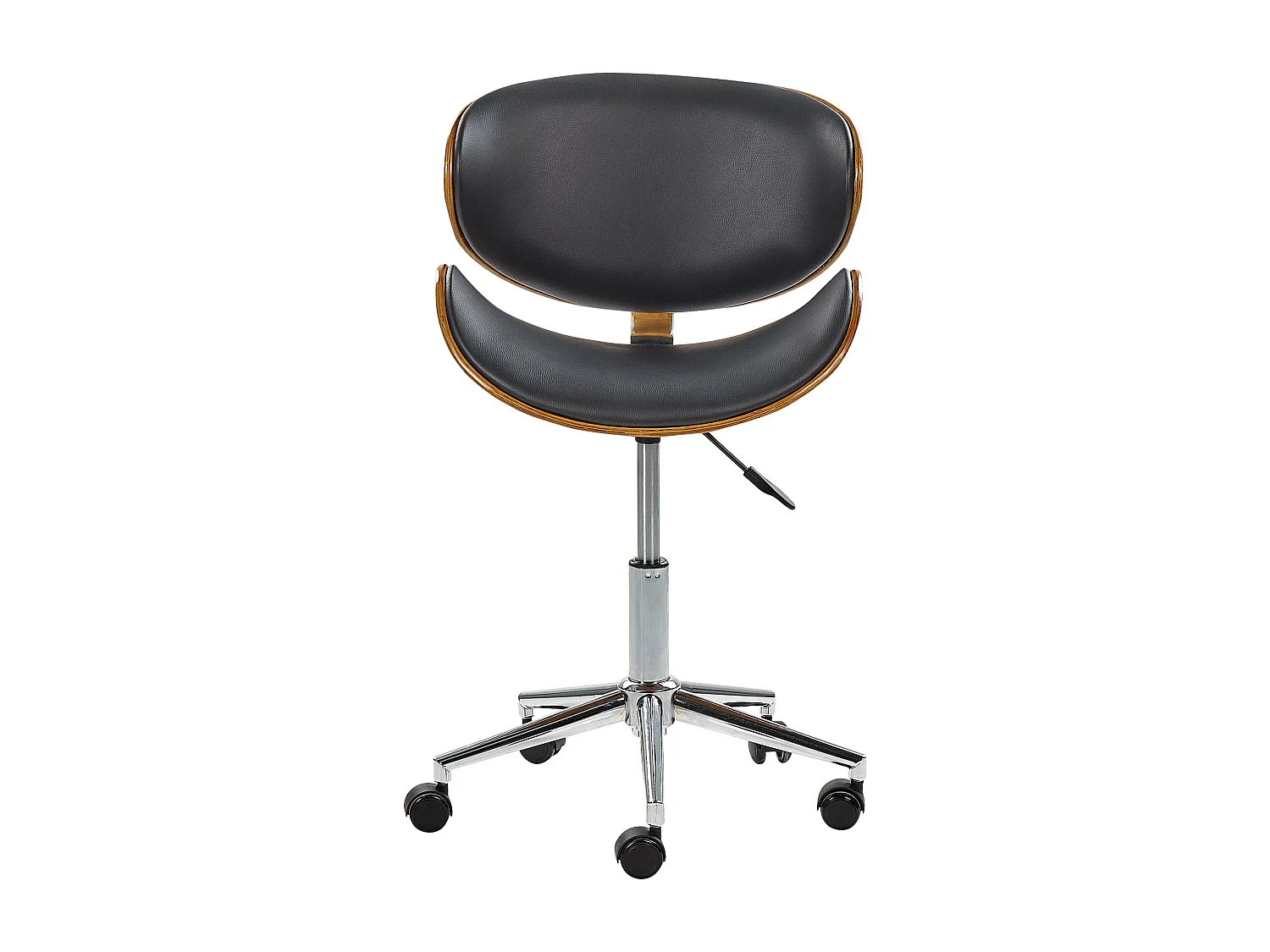 Chaise de bureau ROTTERDAM Cuir PU Noir