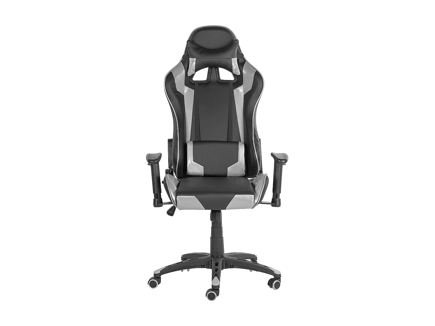 Siège de gaming KNIGHT Cuir PU Argenté