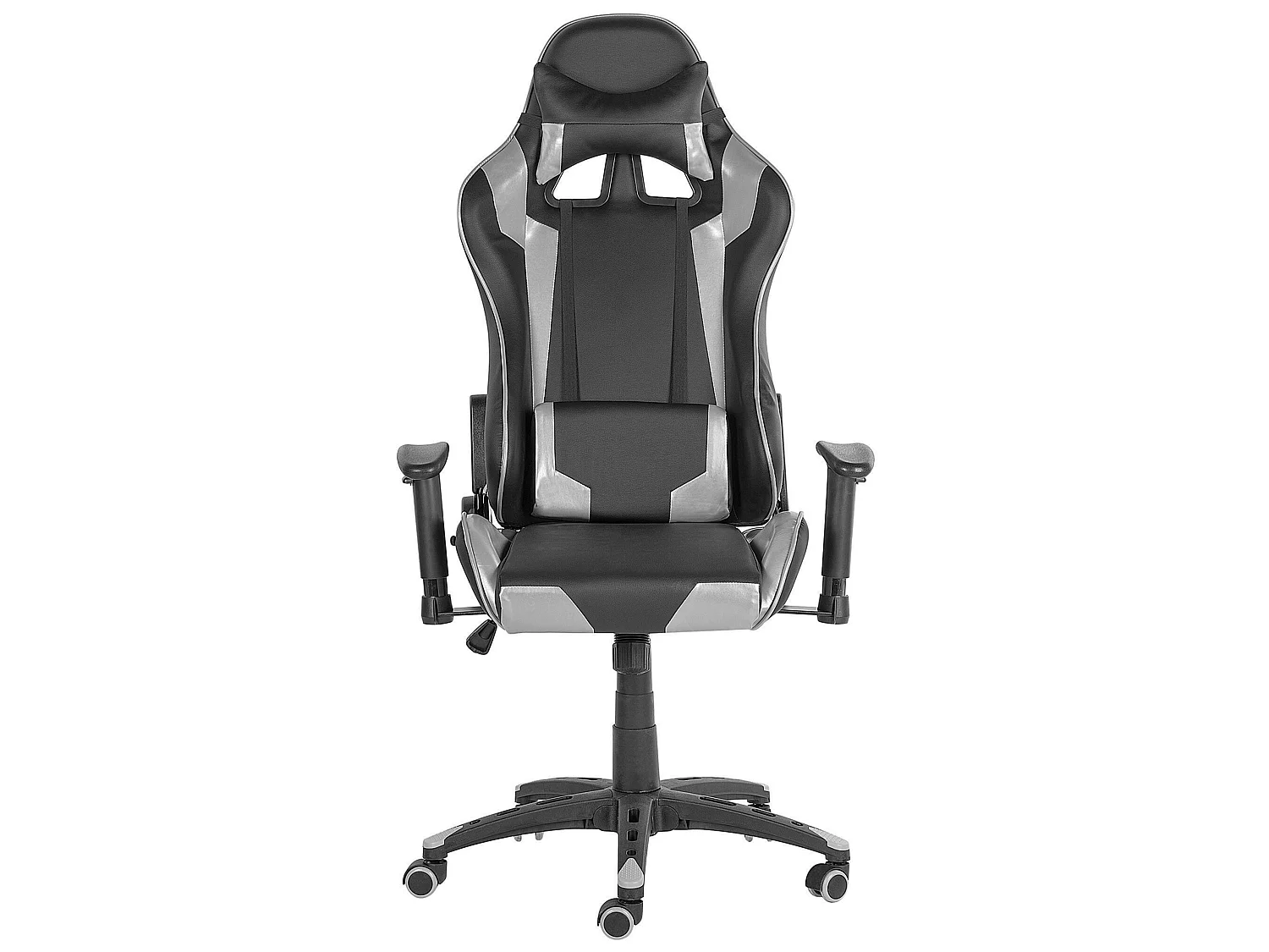 Siège de gaming KNIGHT Cuir PU Argenté