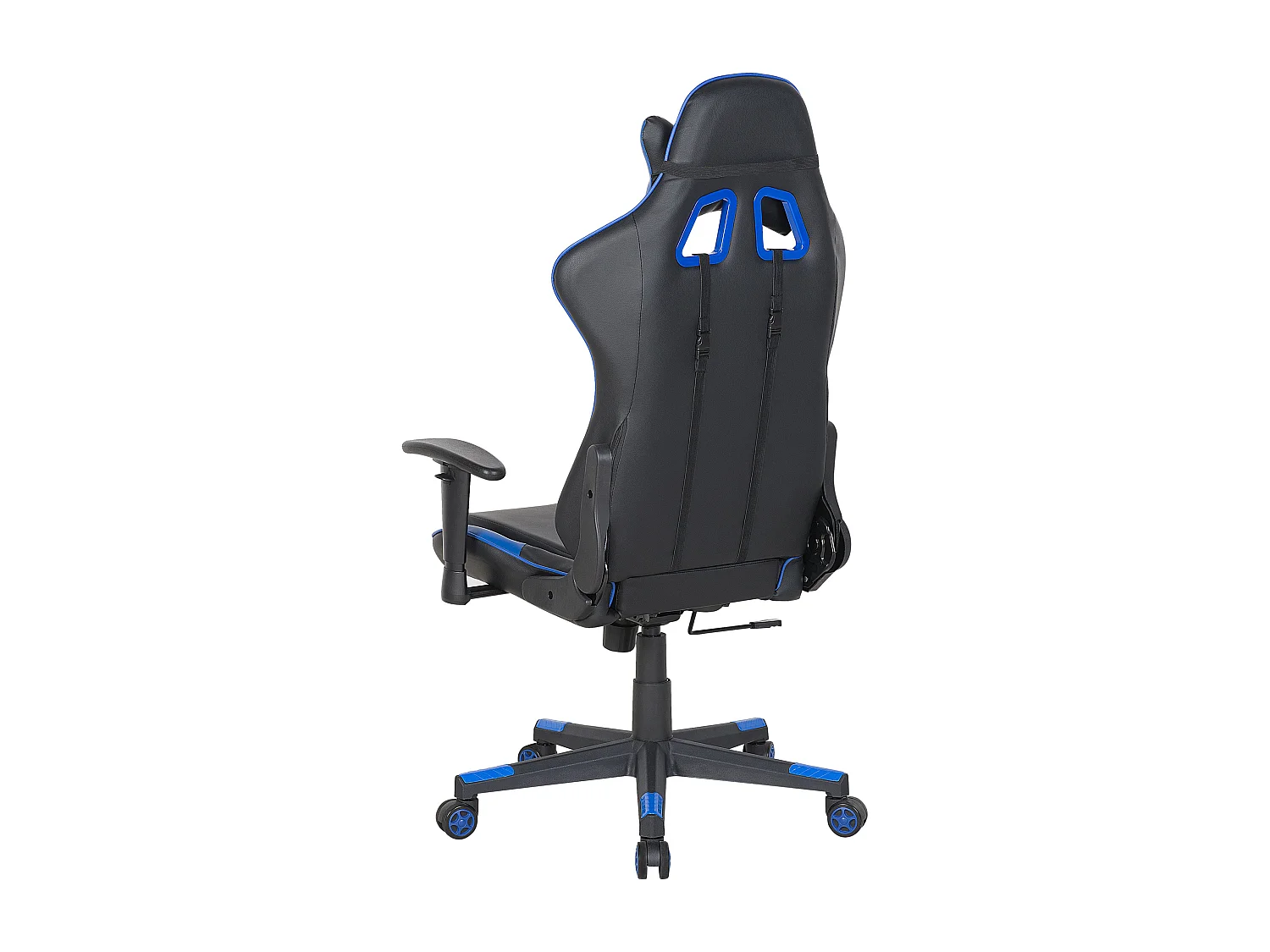 Chaise de bureau GAMER Cuir PU Bleu foncé
