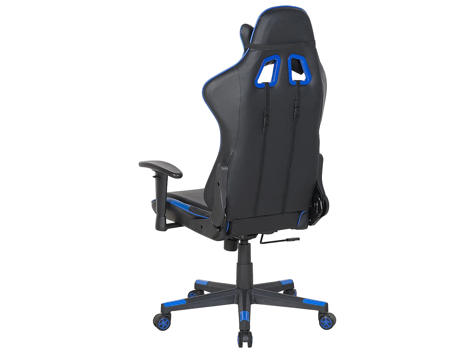Cadeira de escritório GAMER Pele sintética Azul escuro