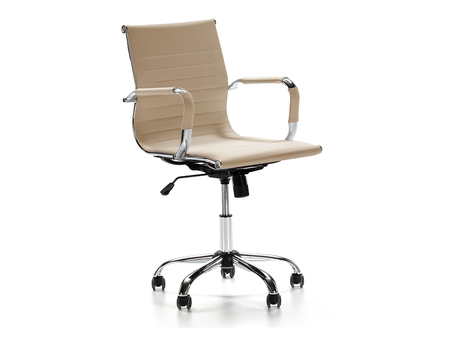 Fauteuil de Bureau Croma inclinable Taupe,Cuir Synthétique