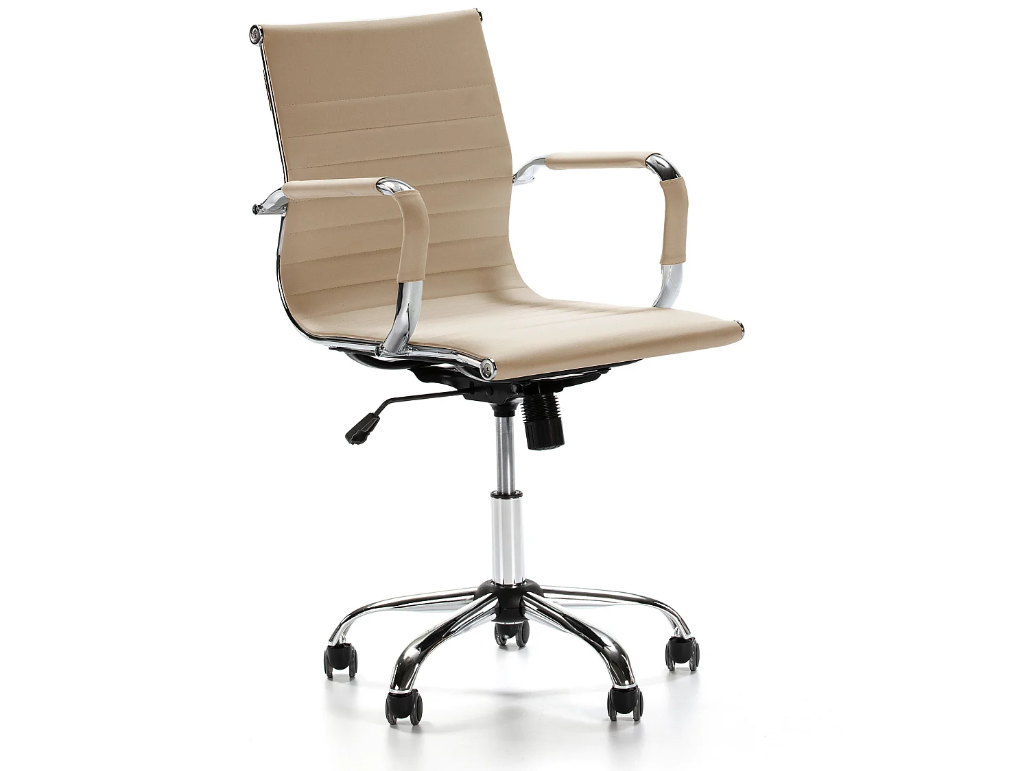 Fauteuil de Bureau Croma inclinable Taupe,Cuir Synthétique