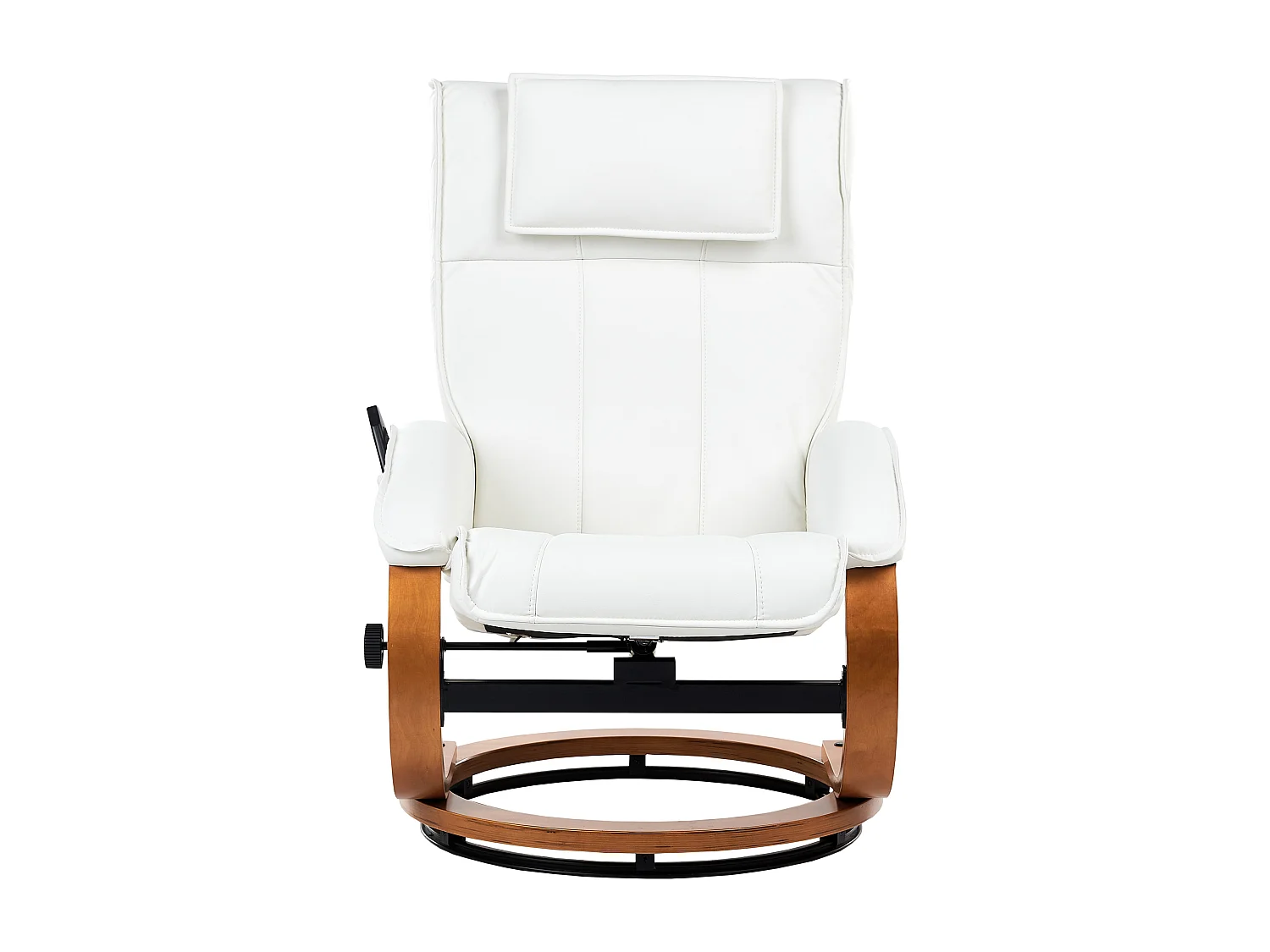 Fauteuil massant MAJESTIC Cuir PU Blanc