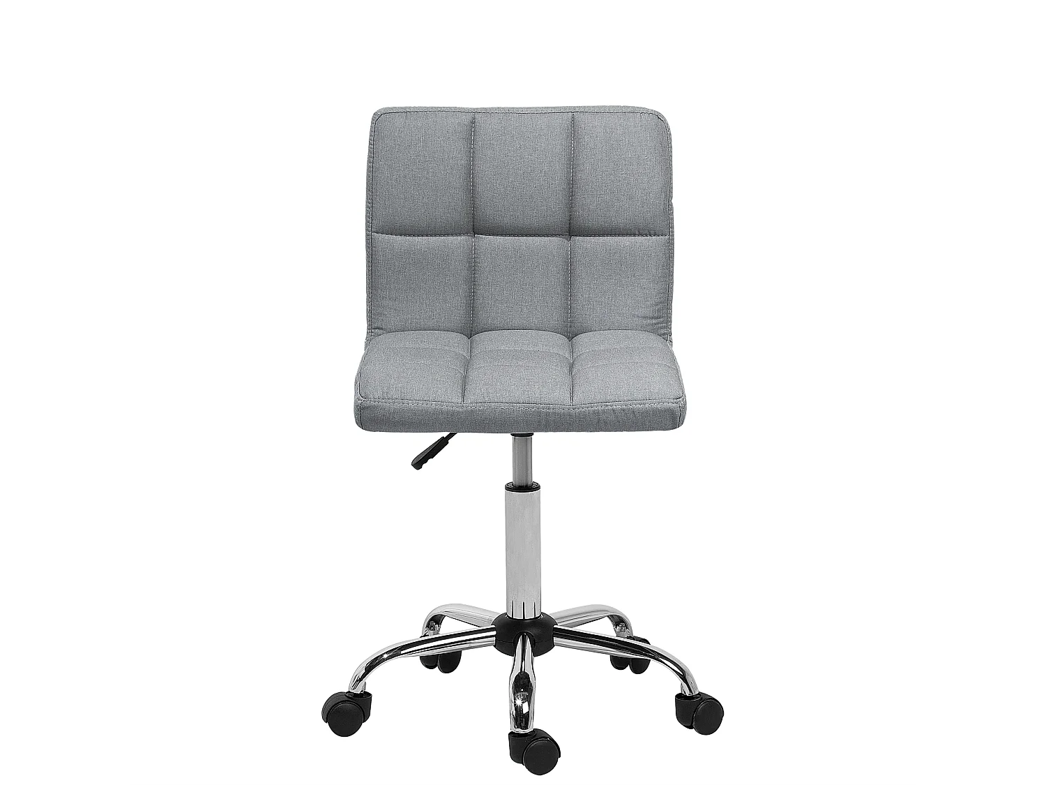 Arbeitsstuhl Arbeitshocker Hocker mit Rollen grau Polyester Marion