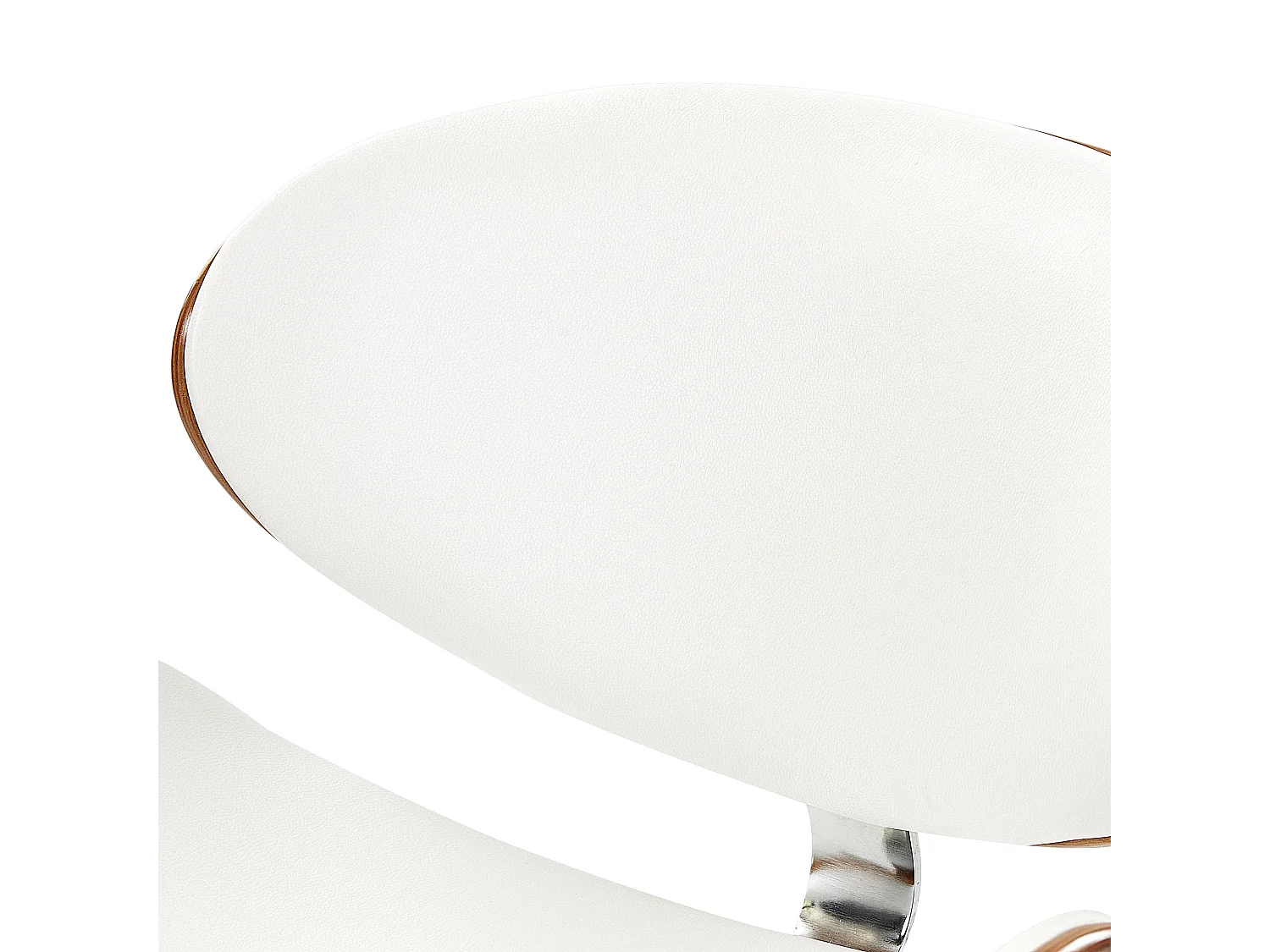 Bureaustoel Draaibaar ROTTERDAM Kunstleer Wit