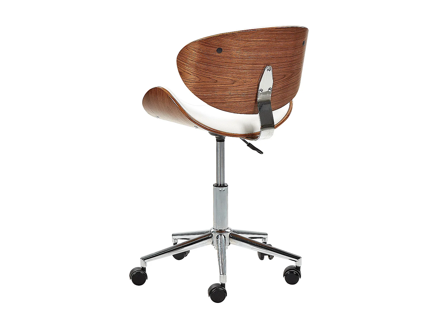 Chaise de bureau ROTTERDAM Cuir PU Blanc